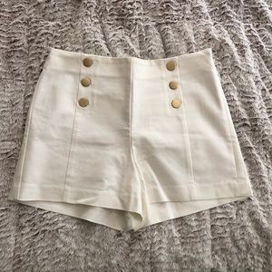 SALE!!!! LOFT sailor shorts in twill sz 8 white